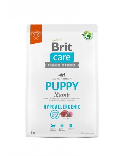 BRIT Care Hypoallergenic Puppy Lamb - dry dog food - 3 kg