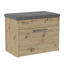 Topeshop PARMA MINI ARTISAN shoe organizer Closed Oak