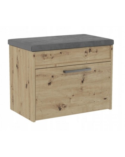 Topeshop PARMA MINI ARTISAN shoe organizer Closed Oak