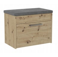 Topeshop PARMA MINI ARTISAN shoe organizer Closed Oak