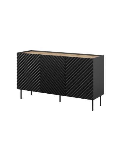 3D2SZ ONDA chest of drawers 150x45x85 black