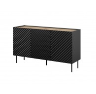 3D2SZ ONDA chest of drawers 150x45x85 black