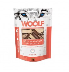 WOOLF Soft Sandwich of Salmon - dog treat - 100g