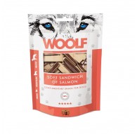 WOOLF Soft Sandwich of Salmon - dog treat - 100g