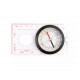 MFH cartographic compass with ruler (34203)