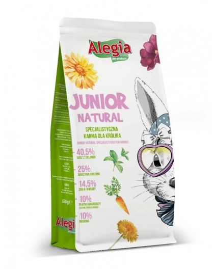 ALEGIA Junior Natural - küüliku toit - 650g