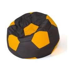Sako bag pouffe Ball black-yellow L 80 cm