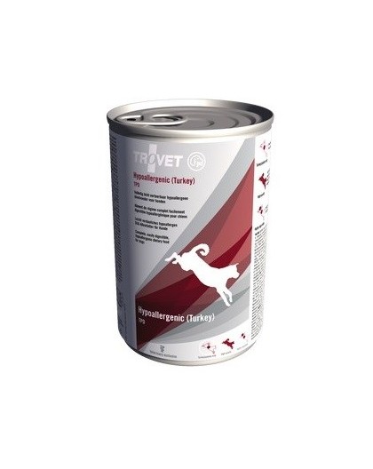TROVET Hypoallergenic TPD with turkey - Wet dog food - 400 g