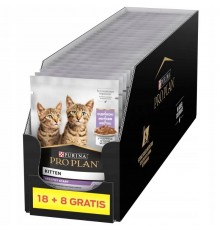 PURINA Pro Plan Kitten Health Start with turkey in sauce - wet cat food - 26x85g (18 + 8 GRATIS)