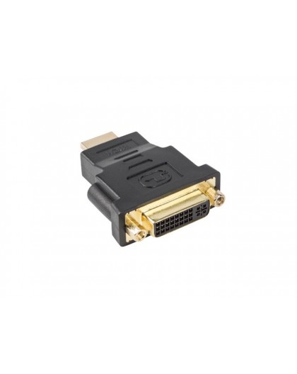 Lanberg AD-0014-BK cable gender changer HDMI DVI-D (F) (24 + 5) Black