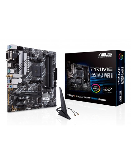 ASUS PRIME B550M-A WIFI II AMD B550 Socket AM4 micro ATX