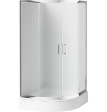 Semicircular shower enclosure 90x90 cm - height 170 cm