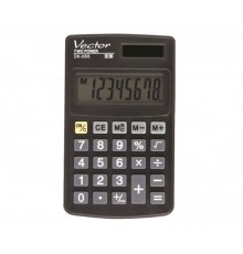 Vector DK-055 Pocket Calculator, Black