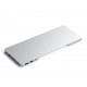 Satechi ST-UCISDS laptop dock/port replicator Wired USB 3.2 Gen 2 (3.1 Gen 2) Type-C Silver