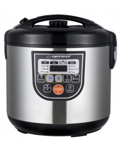 Esperanza EKG011 multi cooker 5 L 860 W Black, Stainless steel