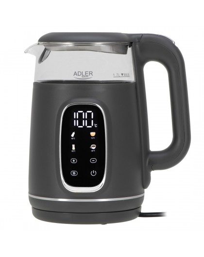 ADLER AD 1305 electric kettle grey silver