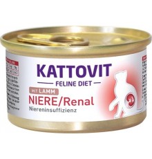 KATTOVIT Feline Diet Niere/Renal Lamb - wet cat food - 85g