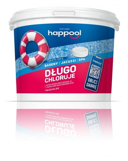 Acrylmed TRIOCHLOR Slow-release chlorine tablets, 200 g / 3 kg