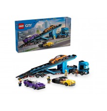 LEGO CITY 60408 Car Transporter Truck with Sports Cars