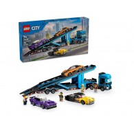 LEGO CITY 60408 Car Transporter Truck with Sports Cars