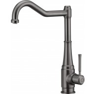 Kitchen faucet with rectangular spout