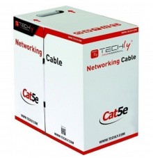 Techly F/UTP Hank Cable Cat.5E CCA 305m Solid Outdoor Black ITP8-RIS-0305LO