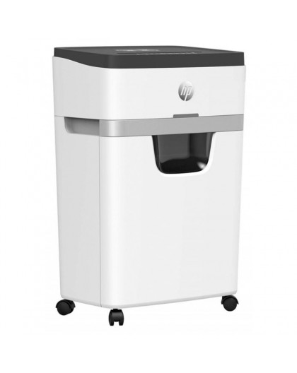 HP ONESHRED 18CC shredder, cut-offs, P-4, 18 cards, 25l, light grey