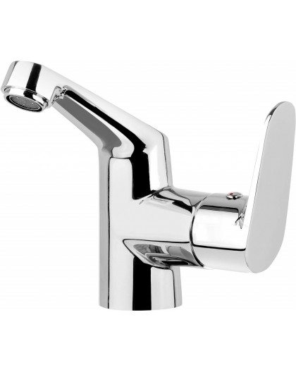 Sink faucet with side lever