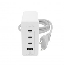 mophie Accessories-Wall Adapter-USB-C-PD-HUB-120W-GAN-White-EU(3xUSBC + 1xUSBA)