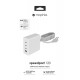 mophie Accessories-Wall Adapter-USB-C-PD-HUB-120W-GAN-White-EU(3xUSBC + 1xUSBA)