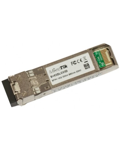 Mikrotik S+85DLC03D network transceiver module Fiber optic 10000 Mbit/s SFP+ 850 nm