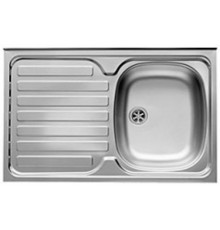 PYRAMIS INTL 80X50 1B1D Top-mounted sink Rectangular Stainless steel