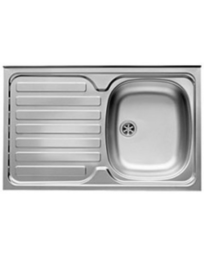 PYRAMIS INTL 80X50 1B1D Top-mounted sink Rectangular Stainless steel