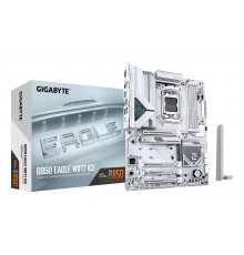 GIGABYTE B850 EAGLE WIFI7 ICE Motherboard - AMD Ryzen 9000 Series CPUs, 8+2+2 Phases Digital VRM, up to 8200MHz DDR5 (OC), 1xPCI