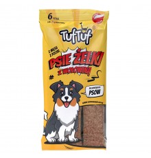 TUF TUF Dog gummies - beef stripes - dog treat - 6
