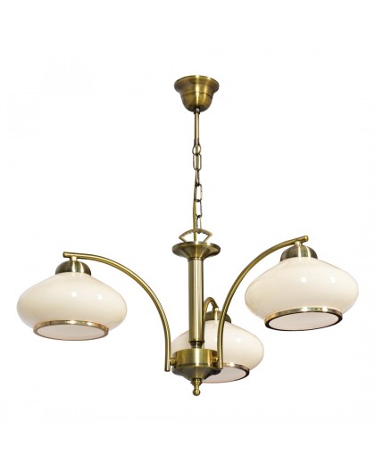 Activejet Classic laevari ripats, lamp RITA Patina kolmekordne 3xE27 elutuppa