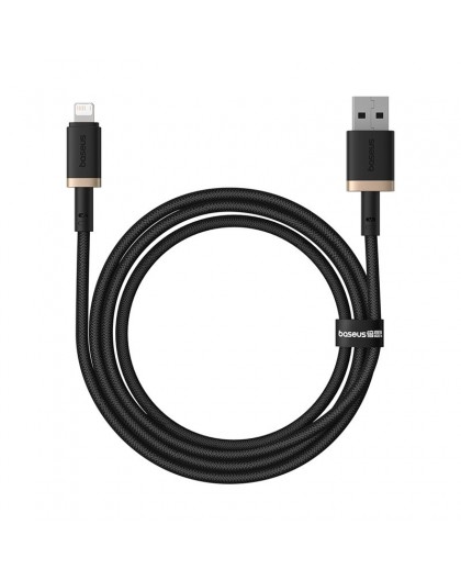 Baseus Dura Type A to IP 2.4A fast charging cable Black, Gold