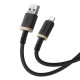 Baseus Dura Type A to IP 2.4A fast charging cable Black, Gold