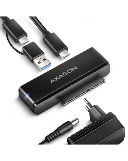 Axagon ADSA-FPX USB-C 10Gbps FAST PORT X adapter for 2.5"/3.5" SSD/HDD