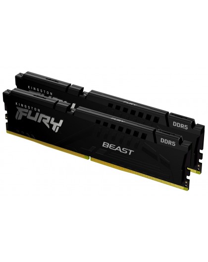 Kingston Technology FURY Beast 32GB 5600MT/s DDR5 CL36 DIMM (Kit of 2) Black