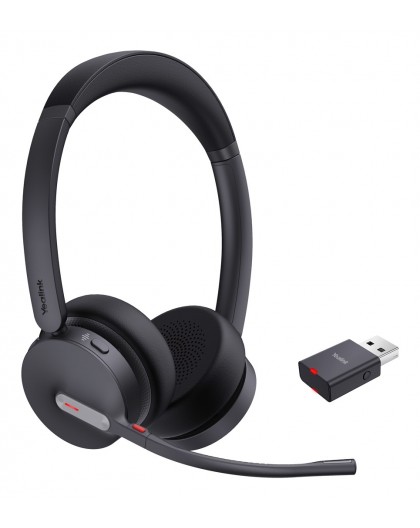 Yealink WH64 Hybrid Dual UC Headset Wireless Head-band Office/Call center Micro-USB Bluetooth Black