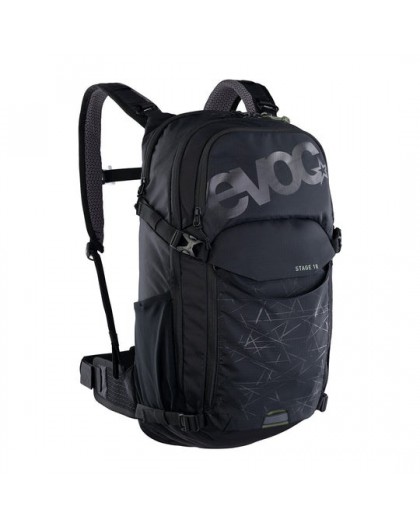 EVOC Stage backpack Cycling backpack Black Nylon, Polyrattan