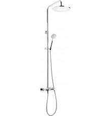 Rain shower with shower faucet