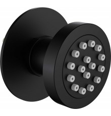 Concealed round shower nozzle