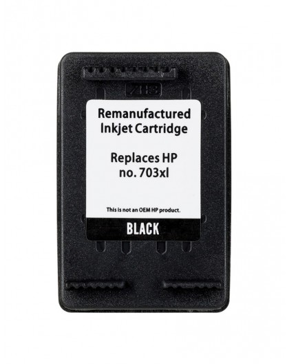 Superbulk printer ink HP B-H703BK (replacement HP 703 CD887) standard black
