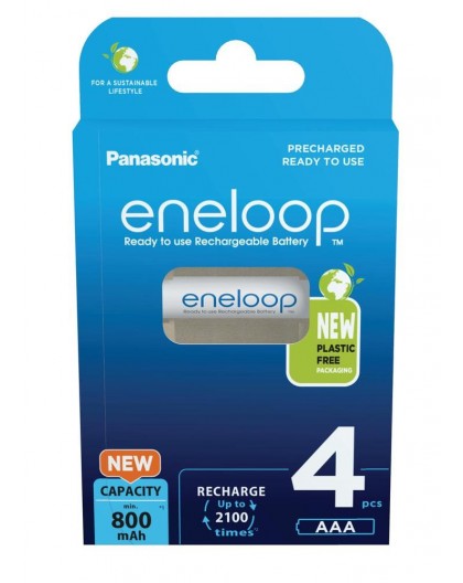 Rechargeable batteries PANASONIC ENELOOP AAA 800 mAh 4 szt (BK-4MCDE/4CP)