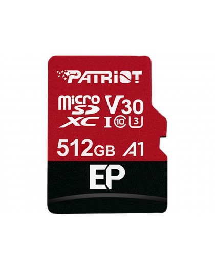Карта памяти Patriot Memory PEF512GEP31MCX 512 ГБ MicroSDXC Class 10