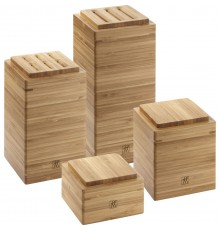 Set of 4 Zwilling bamboo containers