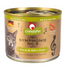 GRANATAPET Symphonie No.6 veis ja linnuliha - märg kassitoit - 200g