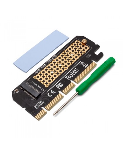 Expansion card, adapter M.2 NVMe M-Key PCI-E Savio AK-41